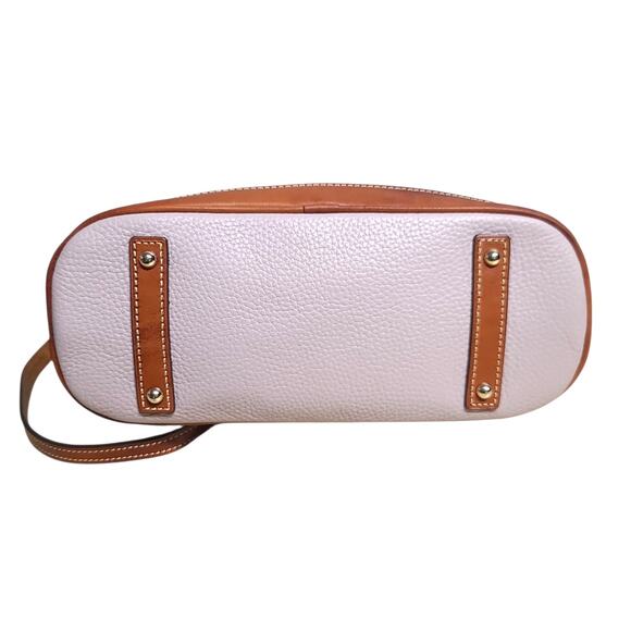 Dooney & Bourke Pebble Grain Zip Satchel Light Purple GUC - Picture 3 of 8